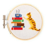 Cross Stitch Embroidery Kit Cat