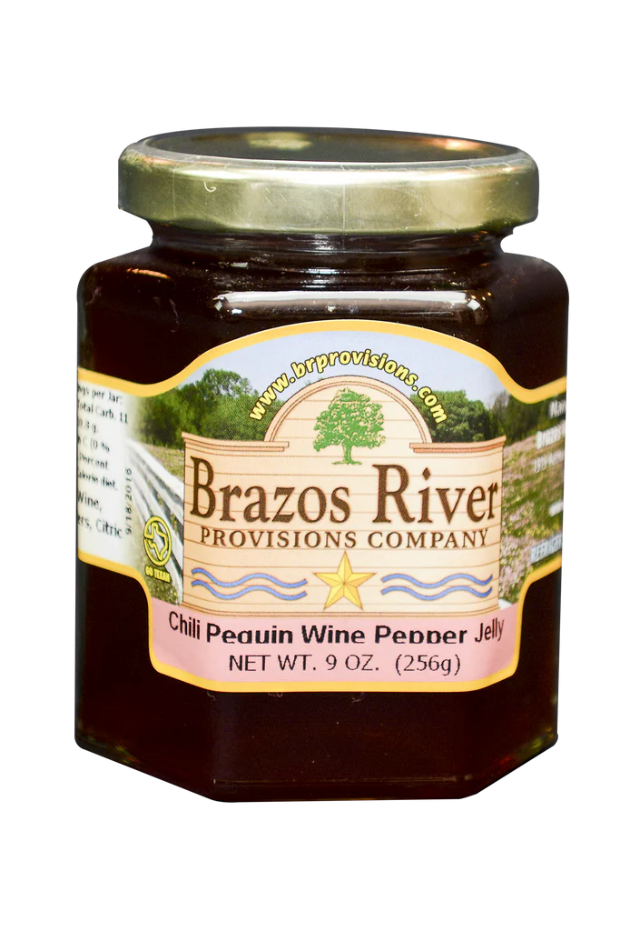 Brazos River Provisions Chili Pequin Wine Pepper Jelly