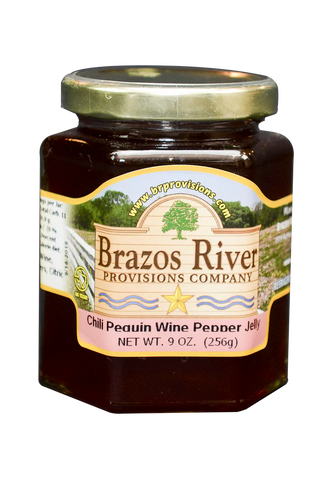 Brazos River Provisions Chili Pequin Wine Pepper Jelly
