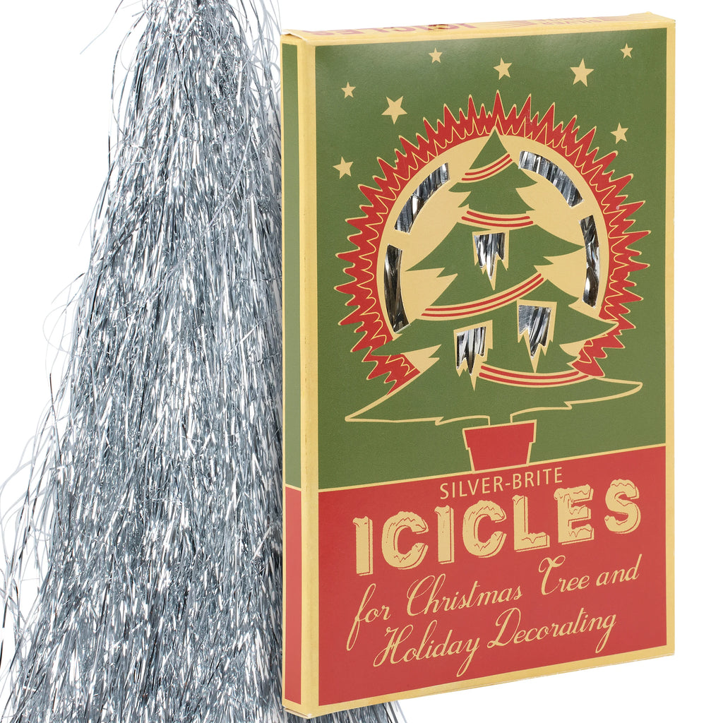 Christmas Silver Tinsel Icicles #C293