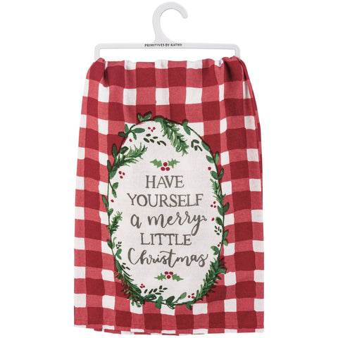Christmas Towel "Have a Merry Little Christmas" #S504