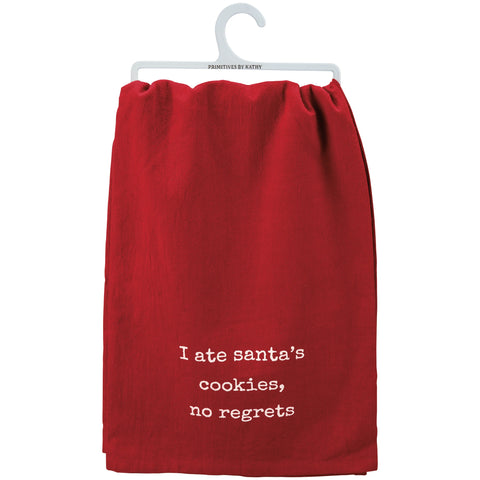 Christmas Towel "I Ate Santa's Cookies" #S533