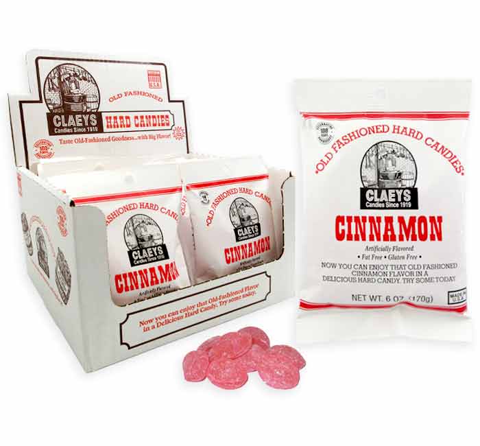 Vintage Style Candy Claeys Old Fashioned Hard Candy Cinnamon