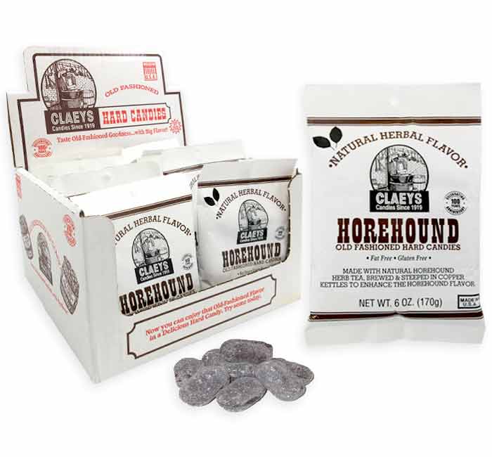 Vintage Style Candy Claeys Old Fashioned Hard Candy Horehound