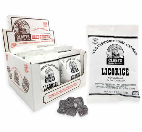 Vintage Style Candy Claeys Old Fashioned Hard Candy Licorice
