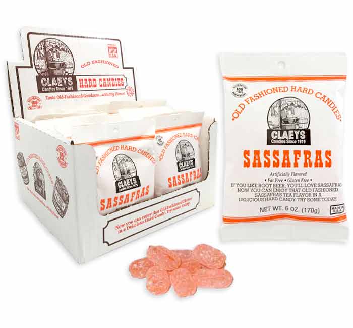 Vintage Style Candy Claeys Old Fashioned Hard Candy Sassafras