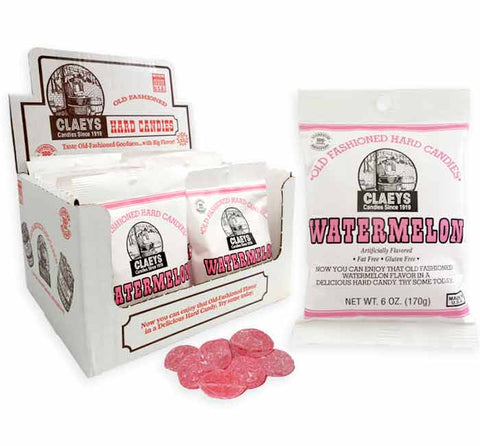 Vintage Style Candy Claeys Old Fashioned Hard Candy Watermelon