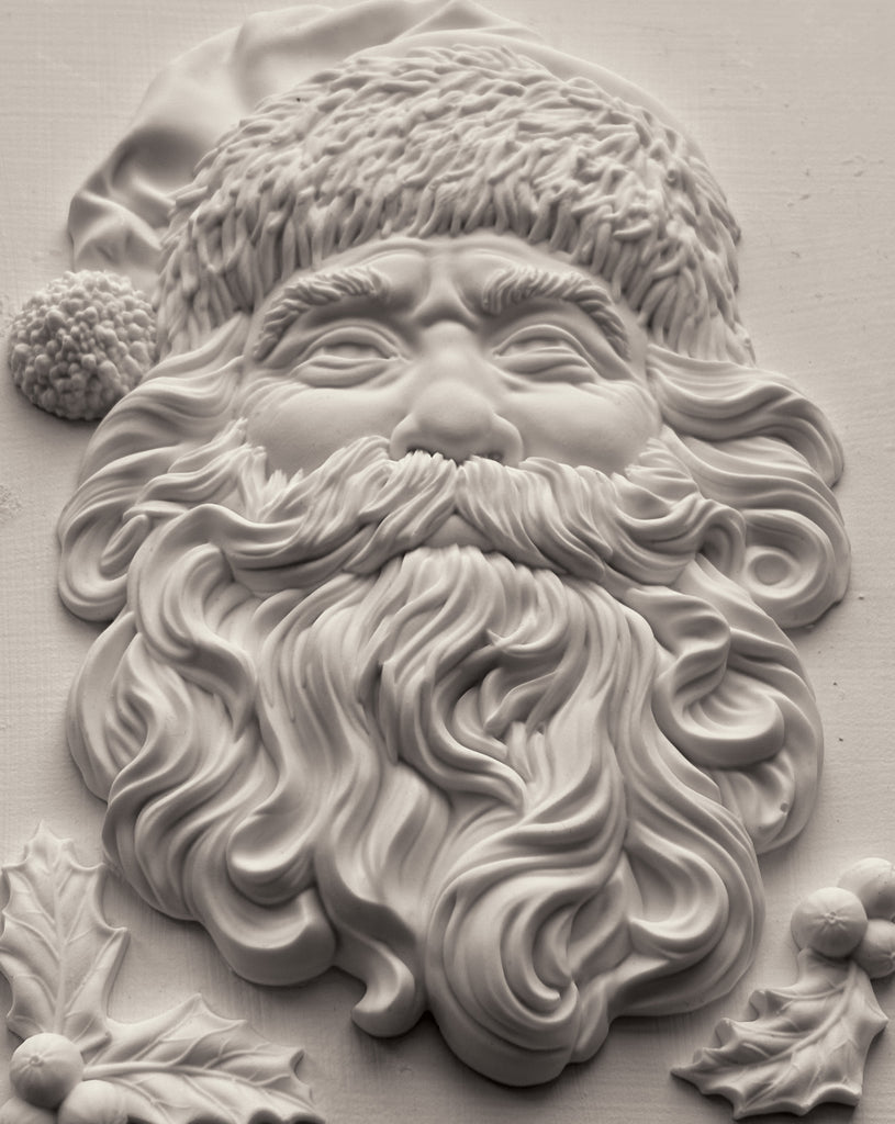 IOD Decor Mould Saint Nick St. 6x10" by Iron Orchid Designs