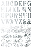 IOD Decor Gilded Foil Transfer Figgy and Flourish 8x12" 8 Sheets Pad by Iron Orchid Designs
