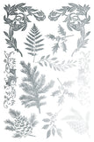 IOD Decor Gilded Foil Transfer Figgy and Flourish 8x12" 8 Sheets Pad by Iron Orchid Designs