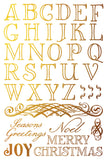 IOD Decor Gilded Foil Transfer Figgy and Flourish 8x12" 8 Sheets Pad by Iron Orchid Designs