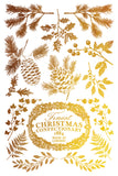IOD Decor Gilded Foil Transfer Figgy and Flourish 8x12" 8 Sheets Pad by Iron Orchid Designs