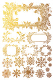 IOD Decor Foil Transfer Tinsel 8x12" Pad by Iron Orchid Designs