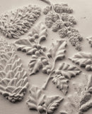 IOD Decor Mould Winter Forage 6x10" by Iron Orchid Designs