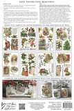 IOD Decor Transfer Christmas Joy 8"X12" 8-Pages Pad by Iron Orchid Designs