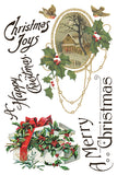 IOD Decor Transfer Christmas Joy 8"X12" 8-Pages Pad by Iron Orchid Designs