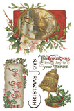 IOD Decor Transfer Christmas Joy 8"X12" 8-Pages Pad by Iron Orchid Designs
