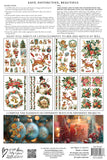 IOD Decor Transfer Kitschy Christmas 8x12" Pad by Iron Orchid Designs