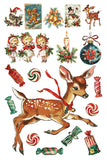 IOD Decor Transfer Kitschy Christmas 8x12" Pad by Iron Orchid Designs