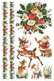 IOD Decor Transfer Kitschy Christmas 8x12" Pad by Iron Orchid Designs