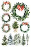 IOD Decor Transfer Partridge Lane 8"X12" 8-Pages Pad by Iron Orchid Designs