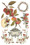 IOD Decor Transfer Santa's Hollow 8"X12" 8-Pages Pad by Iron Orchid Designs