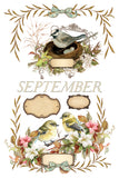 IOD Decor Transfer Santa's Hollow 8"X12" 8-Pages Pad by Iron Orchid Designs