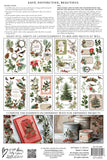 IOD Decor Transfer Winter Botanist 8"X12" 8-Pages Pad by Iron Orchid Designs
