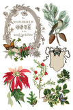 IOD Decor Transfer Winter Botanist 8"X12" 8-Pages Pad by Iron Orchid Designs