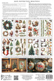 IOD Decor Transfer Yuletide 8x12" Pad by Iron Orchid Designs