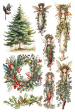 IOD Decor Transfer Yuletide 8x12" Pad by Iron Orchid Designs