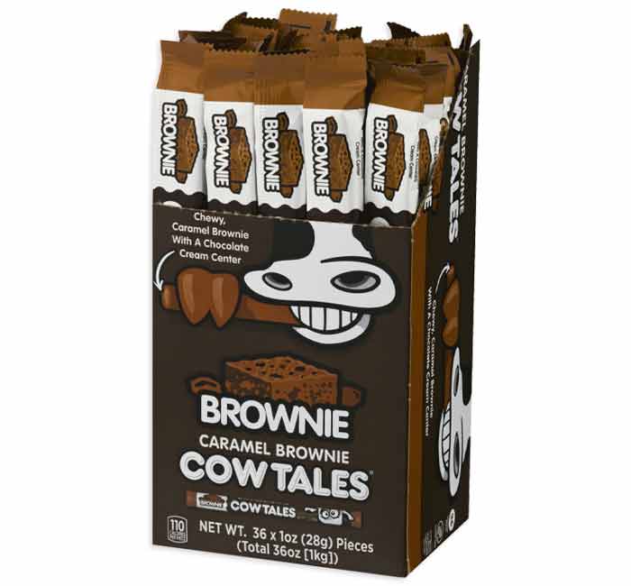 Vintage Style Candy Goetze Cow Tales Brownie Caramel (3 sticks)