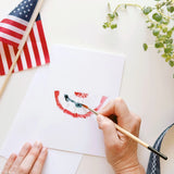 Emily Lex Studios Watercolor Paintable Notecards Americana