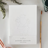 Emily Lex Studios Watercolor Paintable Notecards Classical Christmas