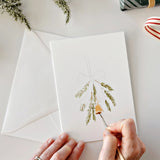 Emily Lex Studios Watercolor Paintable Notecards Classical Christmas