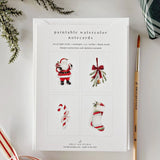 Emily Lex Studios Watercolor Paintable Notecards Classical Christmas