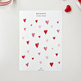 Emily Lex Studios Valentines Sticker Sheet Set (2 sheets)