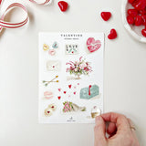 Emily Lex Studios Valentines Sticker Sheet Set (2 sheets)
