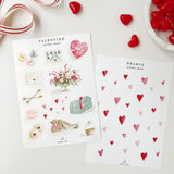 Emily Lex Studios Valentines Sticker Sheet Set (2 sheets)