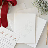 Emily Lex Studios Watercolor Paintable Notecards Festive Friends