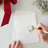 Emily Lex Studios Watercolor Paintable Notecards Festive Friends
