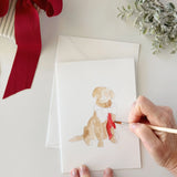 Emily Lex Studios Watercolor Paintable Notecards Festive Friends