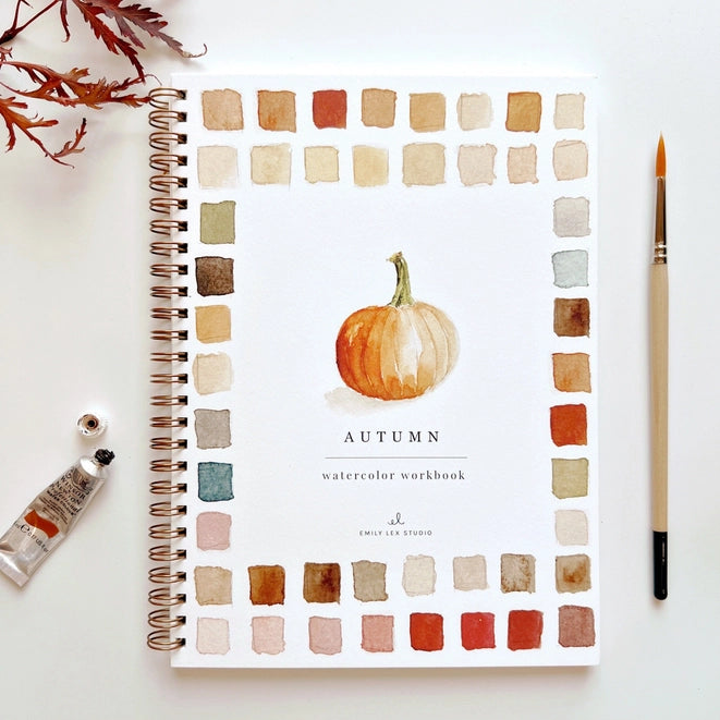 Emily Lex Studios Watercolor Workbook Autumn