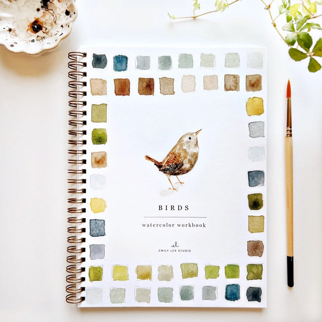 Emily Lex Studios Watercolor Workbook Birds