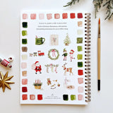 Emily Lex Studios Watercolor Workbook Christmas