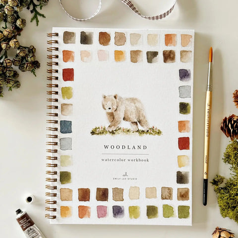 Emily Lex Studios Watercolor Workbook Woodland
