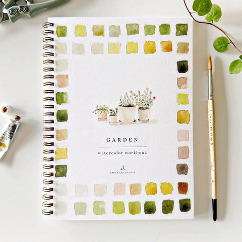 Emily Lex Studios Watercolor Workbook Garden