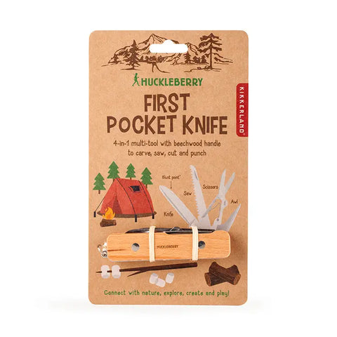 Huckleberry First Pocket Knife for Young Campers