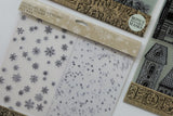 IOD Decor Stamp Flurry 12" x 12" by Iron Orchid Designs