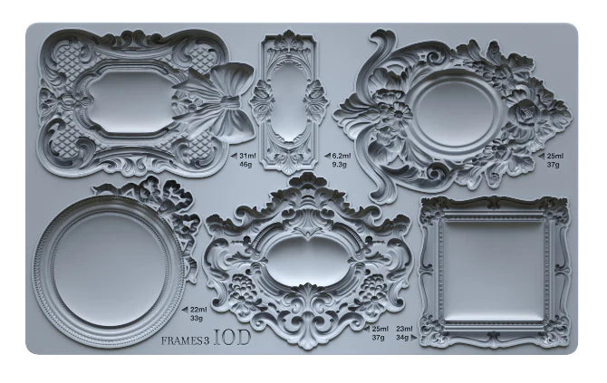 IOD Decor Mould Frames 3 6x10" by Iron Orchid Designs